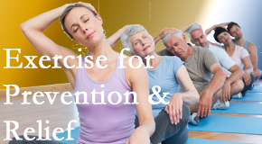 Layden Chiropractic suggests exercise as a key part of the back pain and neck pain treatment plan for relief and prevention.