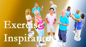 Layden Chiropractic hopes to inspire exercise for back pain relief by listening carefully and encouraging patients to exercise with others.