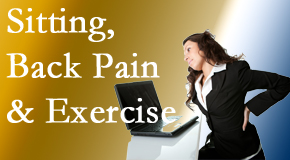Layden Chiropractic urges less sitting and more exercising to combat back pain and other pain issues.