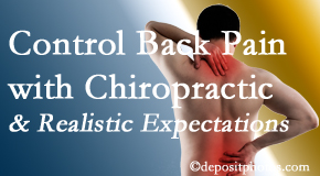 Layden Chiropractic helps patients set realistic goals and find some control of their back pain and neck pain so it doesn’t necessarily control them. 