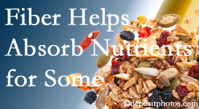 Layden Chiropractic shares research about benefit of fiber for nutrient absorption and osteoporosis prevention/bone mineral density improvement.