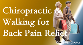 Layden Chiropractic encourages walking for back pain relief in combination with chiropractic treatment to maximize distance walked.