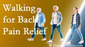 Layden Chiropractic often recommends walking for Plainville back pain sufferers.