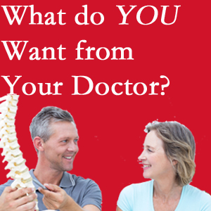Plainville chiropractic at Layden Chiropractic includes examination, diagnosis, treatment, and listening!