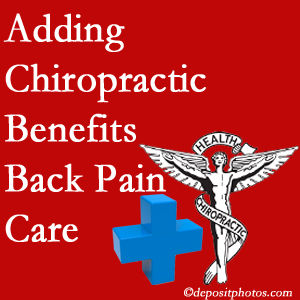 Added Plainville chiropractic to back pain care plans helps back pain sufferers. 