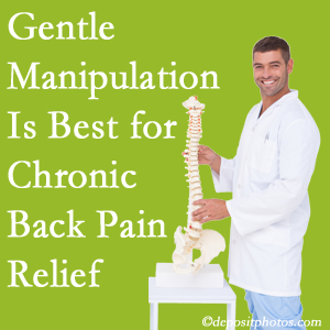 Gentle Plainville chiropractic treatment of chronic low back pain is superior. 