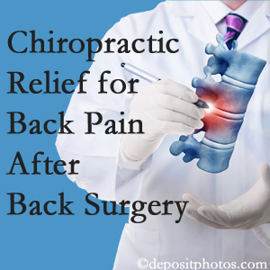 Layden Chiropractic offers back pain relief to patients who have already undergone back surgery and still have pain.