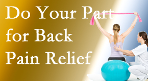 Layden Chiropractic calls on back pain sufferers to participate in their own back pain relief recovery. 