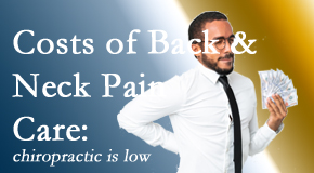 Layden Chiropractic explains the various costs associated with back pain and neck pain care options, both surgical and non-surgical, pharmacological and non-drug. 