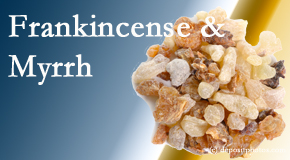 frankincense and myrrh picture for Plainville anti-inflammatory, anti-tumor, antioxidant effects