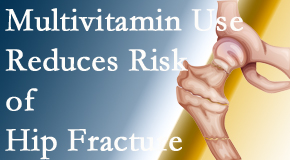 Layden Chiropractic presents new research that shows a reduction in hip fracture by those taking multivitamins.