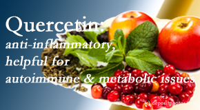 Layden Chiropractic explains the benefits of quercetin for autoimmune, metabolic, and inflammatory diseases. 