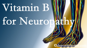 Layden Chiropractic values the benefits of nutrition, especially vitamin B, for neuropathy pain along with spinal manipulation.