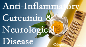 Layden Chiropractic introduces recent findings on the benefit of curcumin on inflammation reduction and even neurological disease containment.
