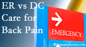 	Layden Chiropractic invites Plainville back pain patients to the clinic instead of the emergency room for pain meds whenever possible.