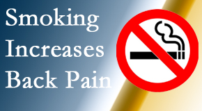 Layden Chiropractic explains that smoking heightens the pain experience especially spine pain and headache.