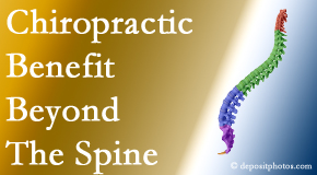 Layden Chiropractic chiropractic care benefits more than the spine particularly when the thoracic spine is treated!
