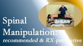 Layden Chiropractic provides recommended spinal manipulation which may help reduce the need for benzodiazepines.