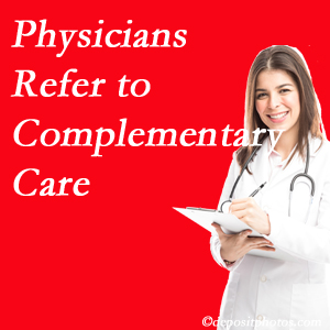 Layden Chiropractic [presents how medical physicians are referring to complementary health approaches more, particularly for chiropractic manipulation and massage.