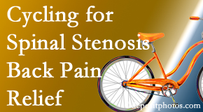 Layden Chiropractic encourages exercise like cycling for back pain relief from lumbar spine stenosis.