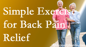 Layden Chiropractic encourages simple exercise as part of the Plainville chiropractic back pain relief plan.