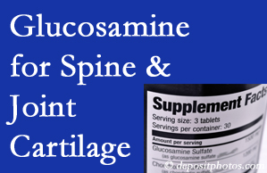 Plainville chiropractic nutritional support urges glucosamine for joint and spine cartilage health and potential regeneration. 