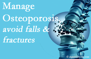 Layden Chiropractic presents information on the benefit of managing osteoporosis to avoid falls and fractures as well tips on how to do that.