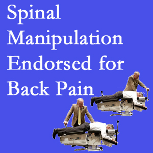 Plainville chiropractic care includes spinal manipulation, an effective,  non-invasive, non-drug approach to low back pain relief.