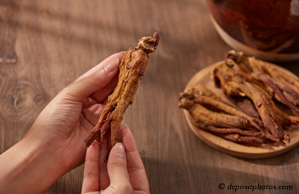 Plainville chiropractic nutrition tip: picture  of red ginseng for anti-aging and anti-inflammatory pain