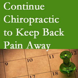 Continued Plainville chiropractic care helps keep back pain away.