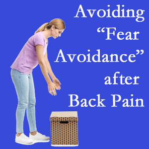 Plainville chiropractic care encourages back pain patients to resist the urge to avoid normal spine motion once they are through their pain.